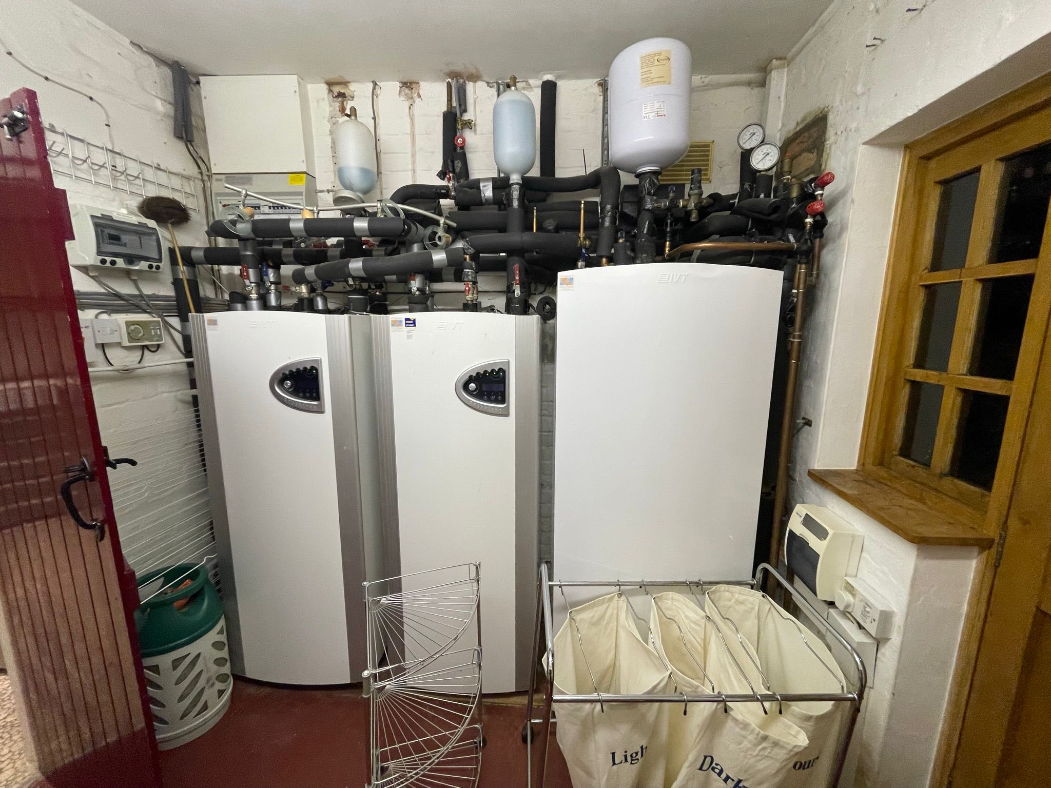 Complex boiler and heating system